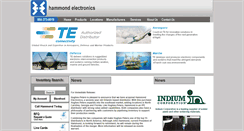 Desktop Screenshot of hammondelec.com